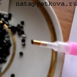 стразы на карандаше