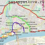 Схема расположения построенных к ХVI веку башен
