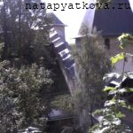 Подъем стены к башне Тарарыгина изнутри территории монастыря