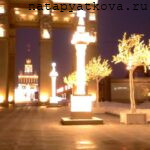 Вход на ВДНХ. Новый год 1