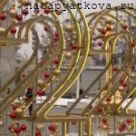 ВДНХ.Новый год. Фрагмент украшений 5