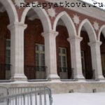Балкон - аркада в Большом дворце в Царицыно