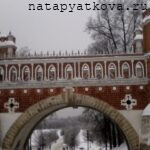 Фигурный мост с аркой