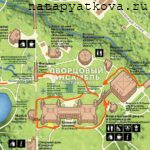 Схема 2 маршрут по парку в Царицыно
