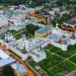 Схема 1 моего движения в Ростовском Кремле