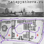 Схема 2 моего движения в Ростовском Кремле