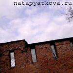 Крепление стены к Дмитриевской башне
