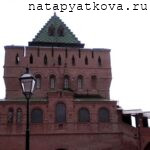 Дмитриевская башня со стороны территории Нижегородского Кремля - вид 1