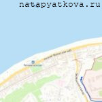 Схема расположения Нижегородского Кремля