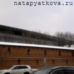Москва. Зарядье. Стена у Китайгородского проезда - вид 3
