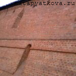 Москва. Зарядье. Стена у Китайгородского проезда - вид 6